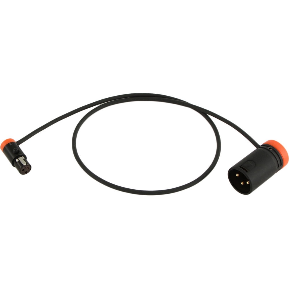 Cable Techniques CT-LPS-3TMX Low-Profile TA3F to LXPXLR-3M Cable (45.7cm, Orange)