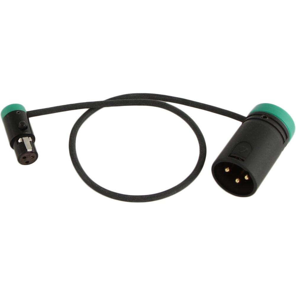 Cable Techniques CT-LPS-3TMX Low-Profile TA3F to LXPXLR-3M Cable (30.4cm, Green)