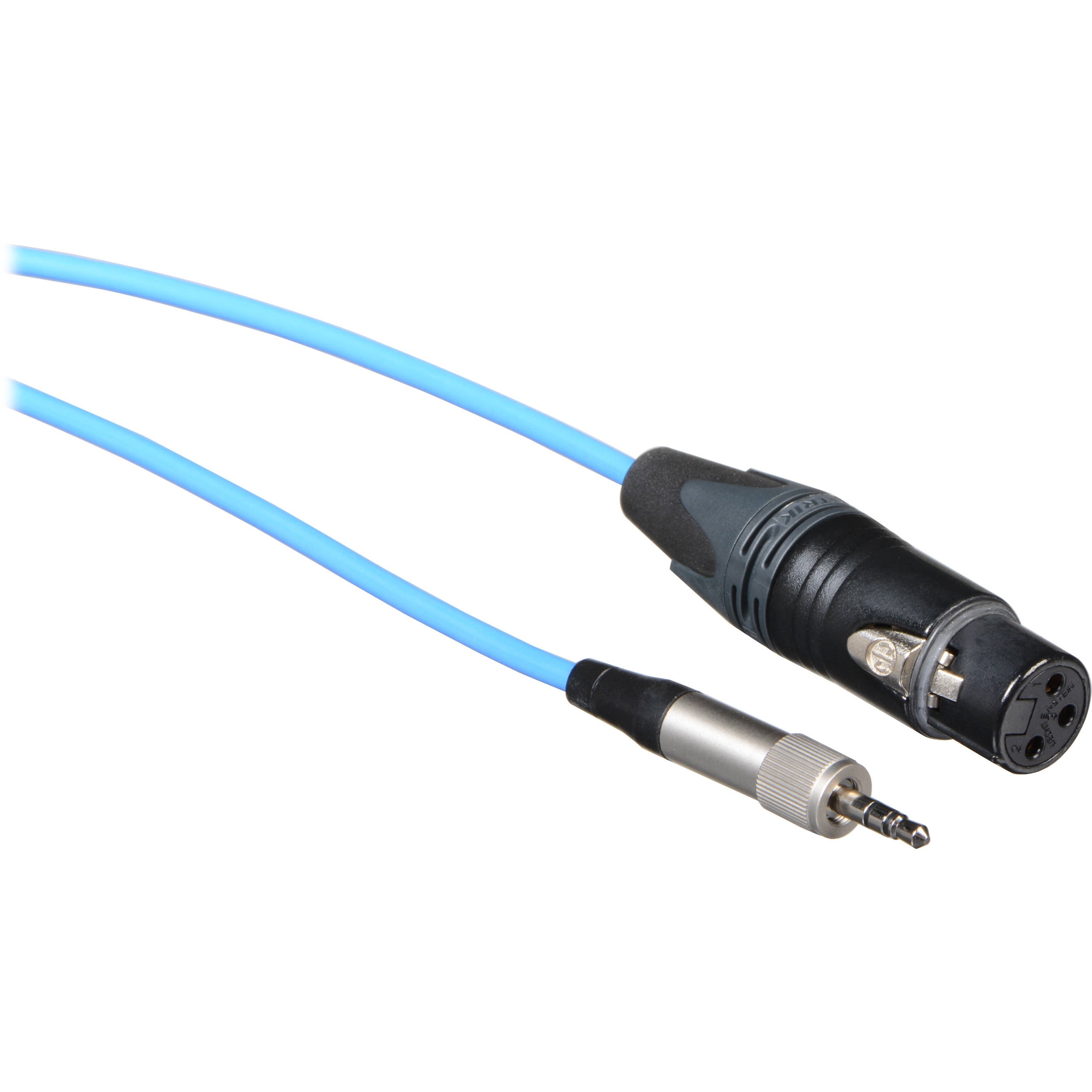 Cable Techniques 3.5mm TRS to 3-Pin XLRF Unbalanced Cable (45.7cm, Blue)