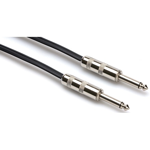Hosa SKZ-600 Series 1/4" TS Male to 1/4" TS Male Speaker Cable (16 Gauge) - 25'
