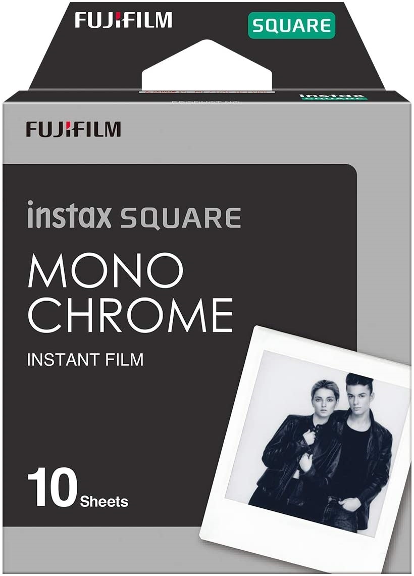 Fujifilm Instax Square Film 10 Pack (Monochrome)