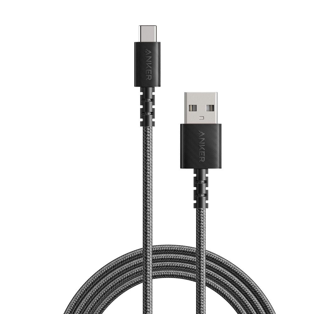 Anker PowerLine Select+ USB-A to USB-C Cable (Black, 1.8m, Pouch Included)