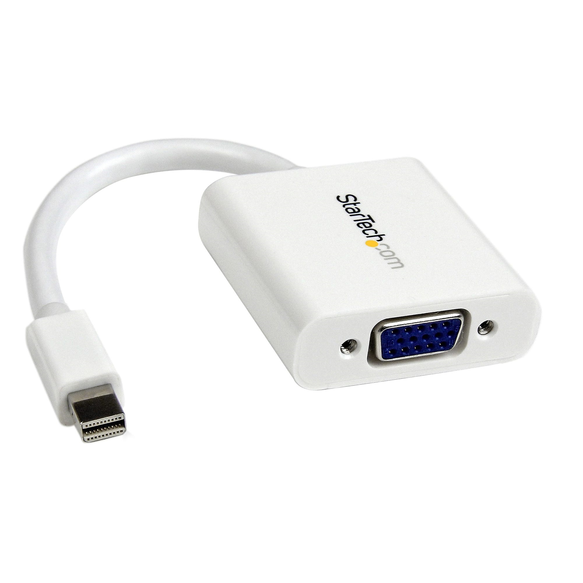 StarTech Mini DisplayPort to VGA Adapter (White)