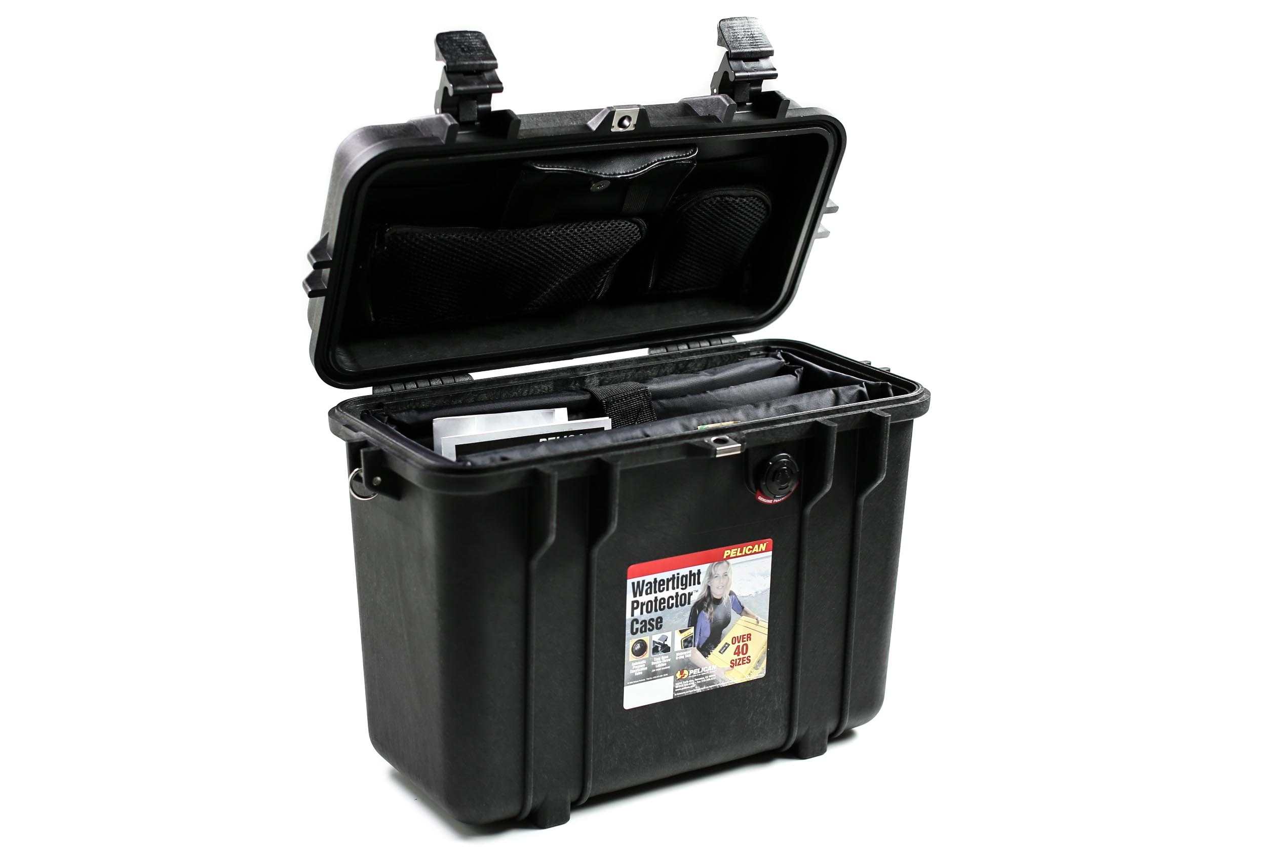 Pelican 1430 Top Loader Case (Black, With Office Dividers)