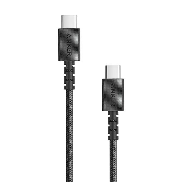 Anker PowerLine Select+ 1.8m USB-C to USB-C 2.0 (Black, Pouch Included)