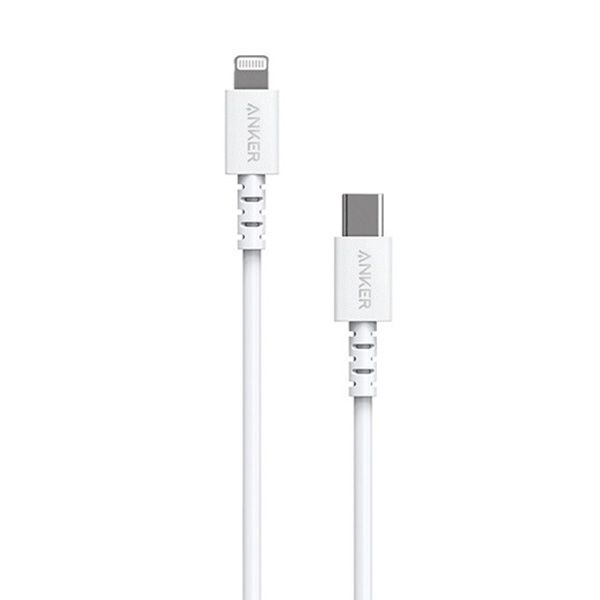 Anker PowerLine Select 0.9m USB-C with Lightning Connector (White)