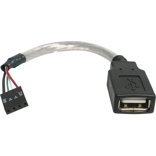 StarTech USB A Female to USB Motherboard 4-Pin Header Adapter (15.2cm)