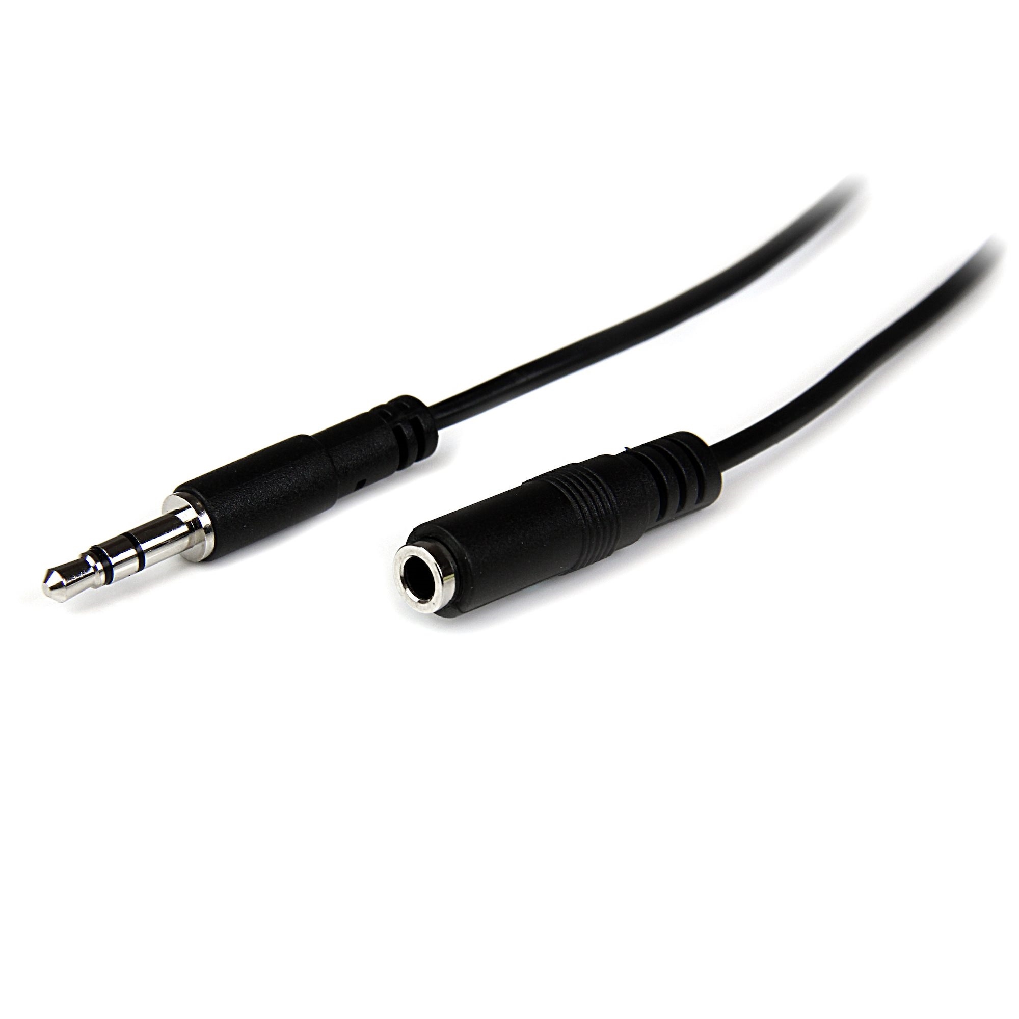 StarTech Slim 3.5mm Stereo Extension Cable M/F (1m)
