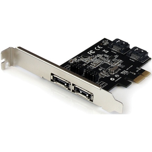 StarTech 4-Port (2 Internal/2 External) PCIe SATA 6 Gb/s Controller Card