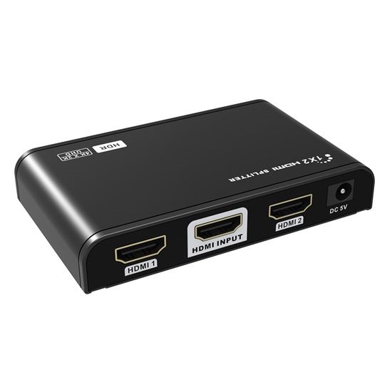 LENKENG HDMI Splitter with HDR and EDID - 4Kx2K 60 Hz 2 Ports
