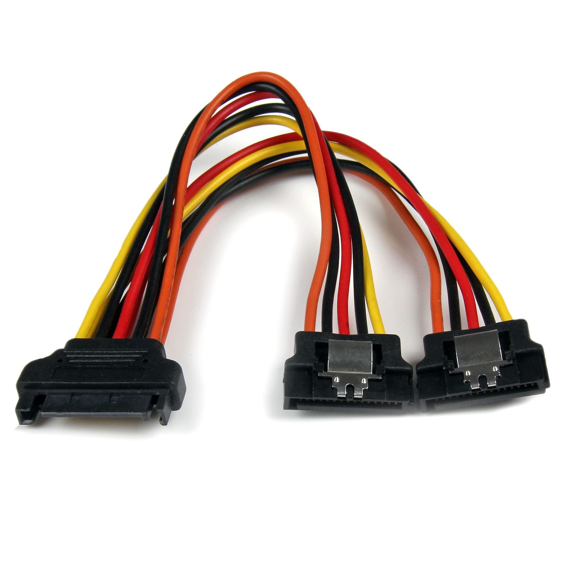 StarTech Latching SATA Power Y Splitter Cable (15.2cm)