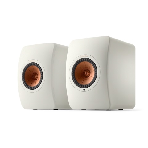 KEF LS50 Wireless II HIFI Speakers 5.25" (Mineral White, Pair)