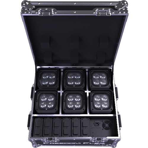 CHAUVET DJ Freedom Flex H4 IP Kit with Six Lights and Charging Case