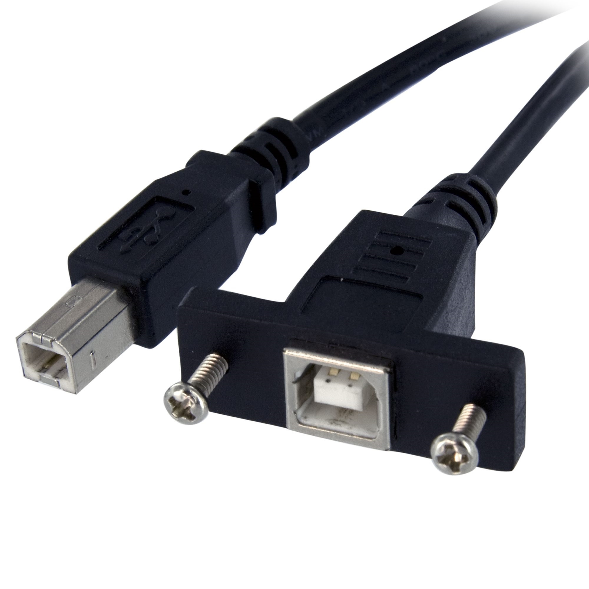 StarTech Panel Mount USB Cable B to B - F/M (0.9m)