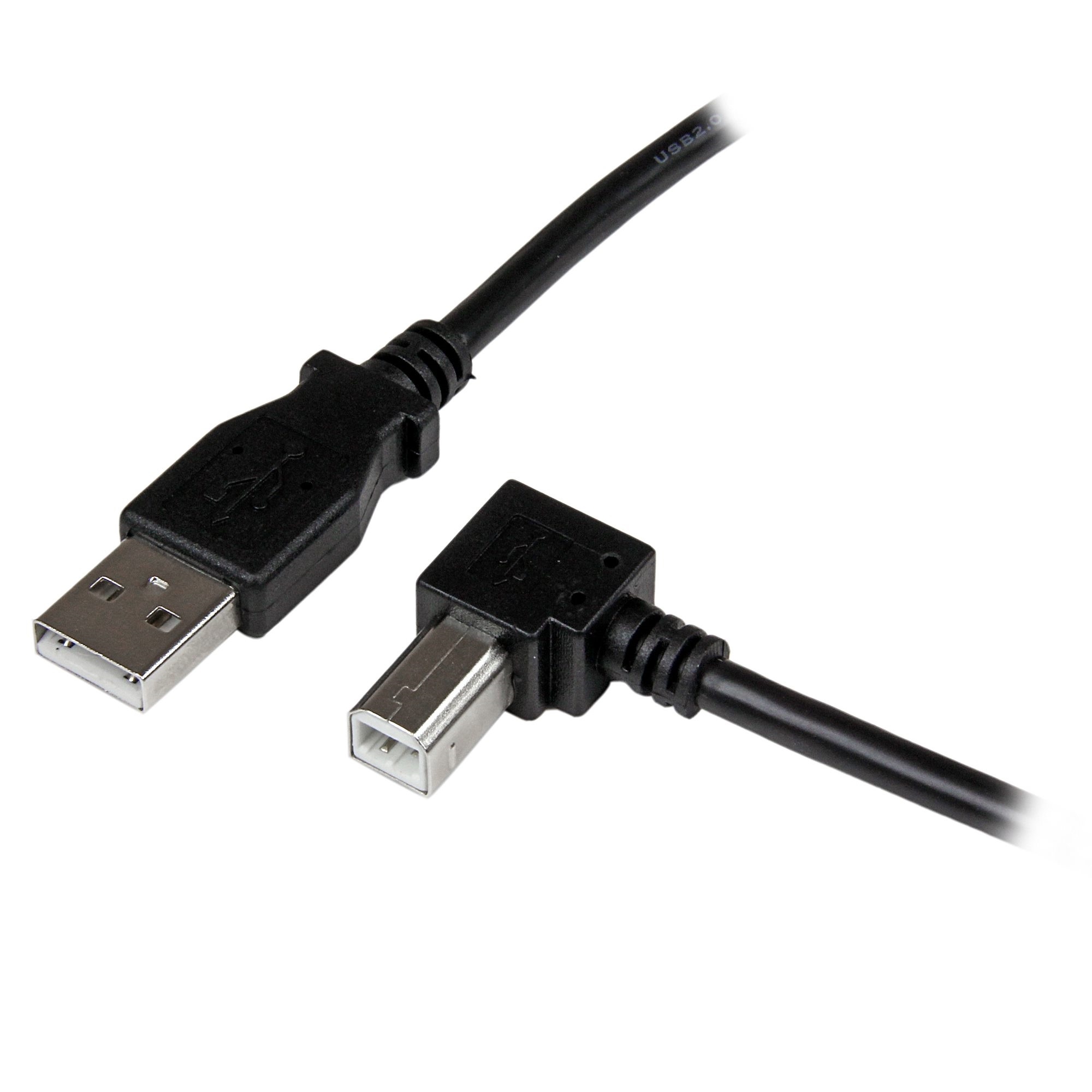 StarTech USB 2.0 A to Right Angle B Cable M/M (1m)