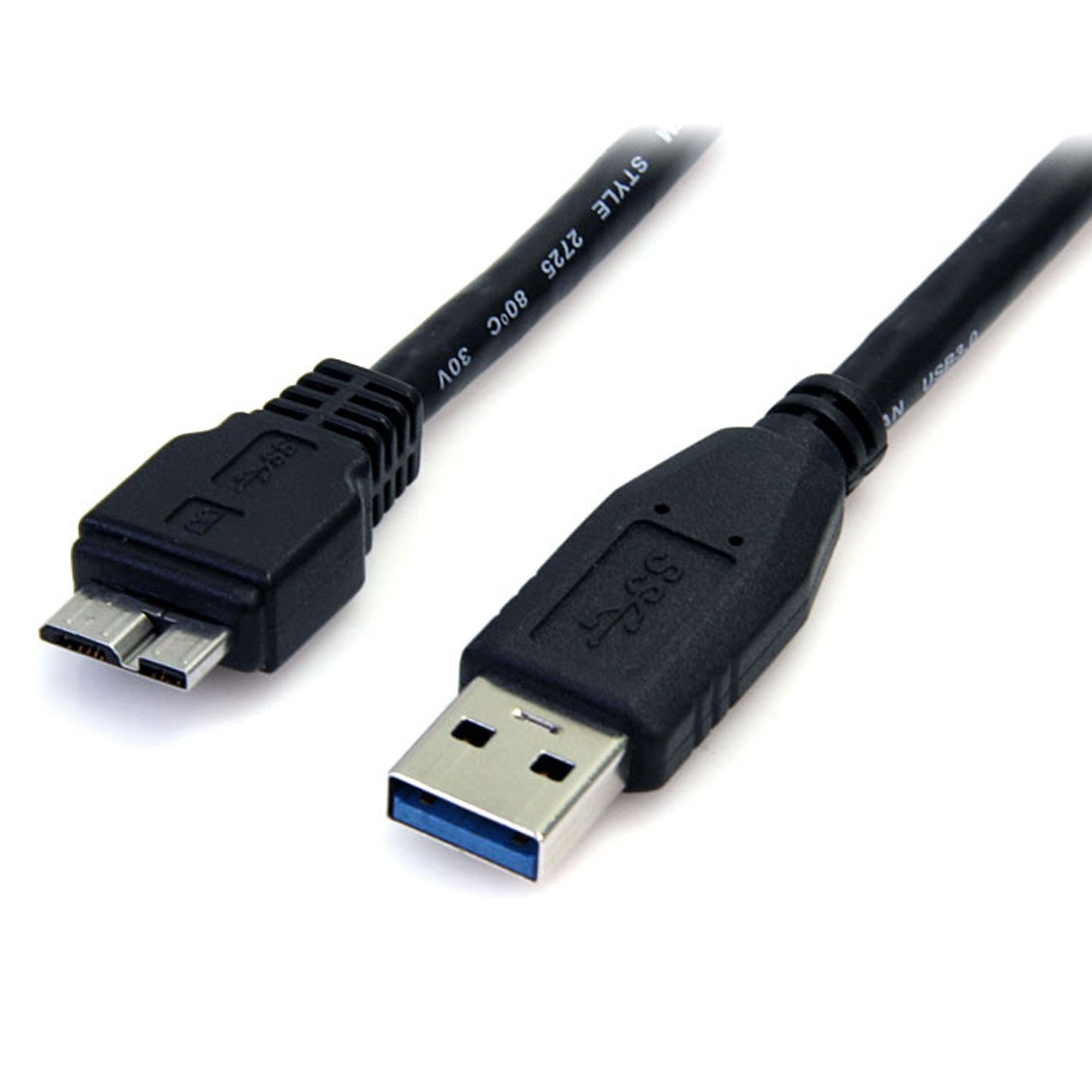 StarTech USB 3.0 Micro B Cable (0.5m, Black)
