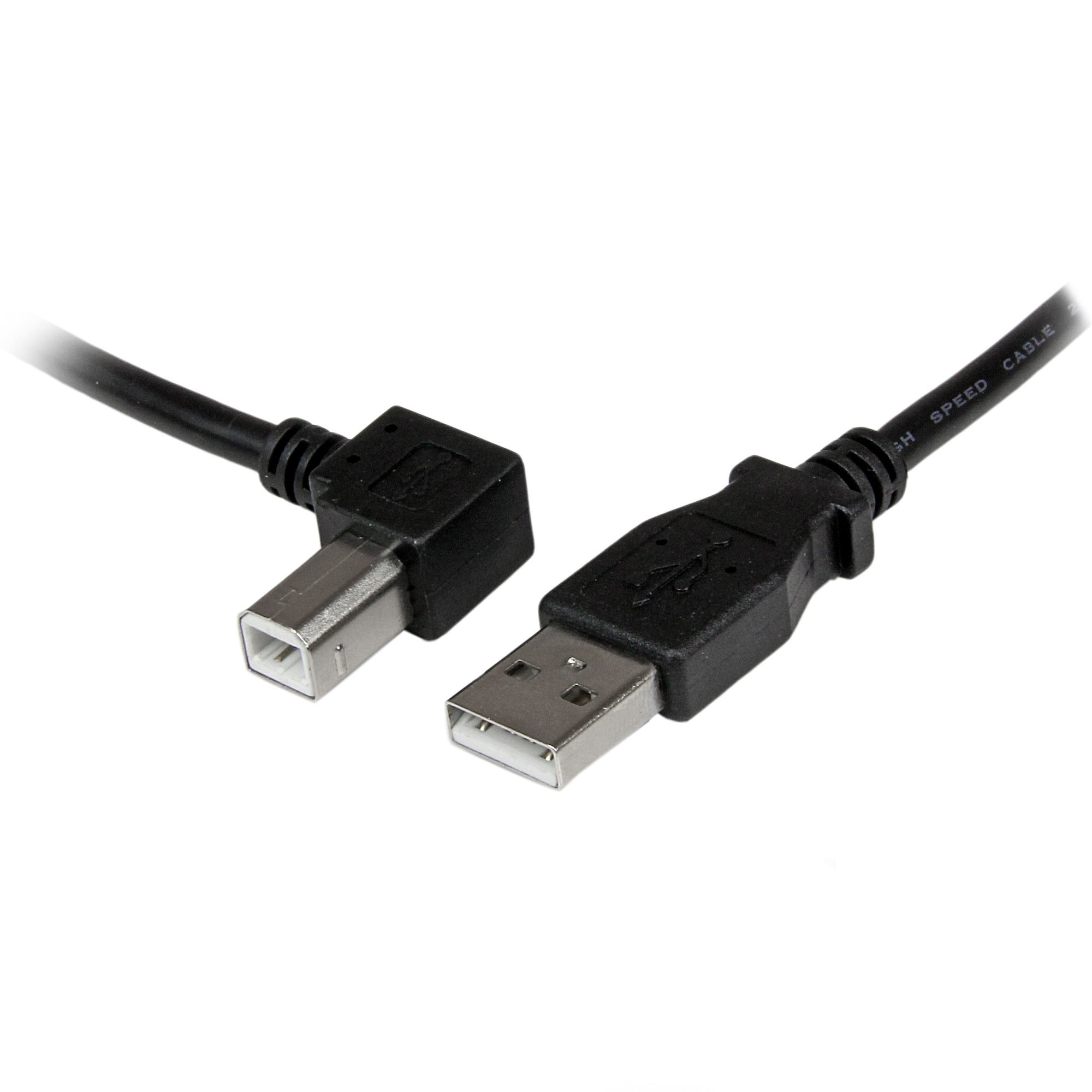 StarTech USB 2.0 A to Left Angle B Cable M/M (1m)
