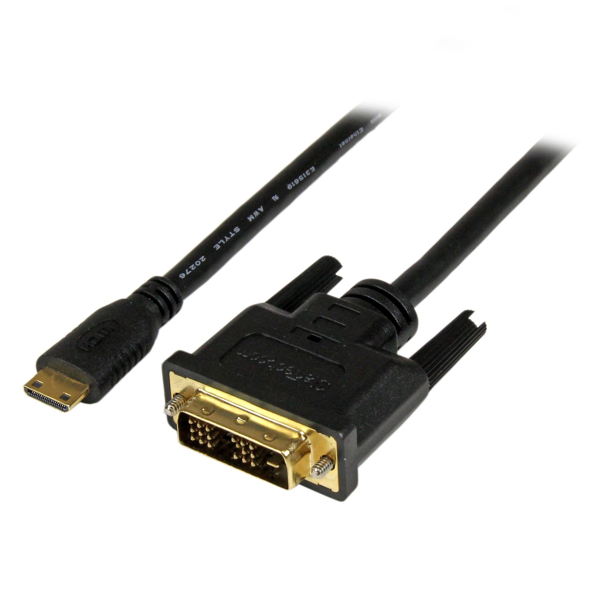 StarTech Mini HDMI to DVI-D Cable - M/M (2m)