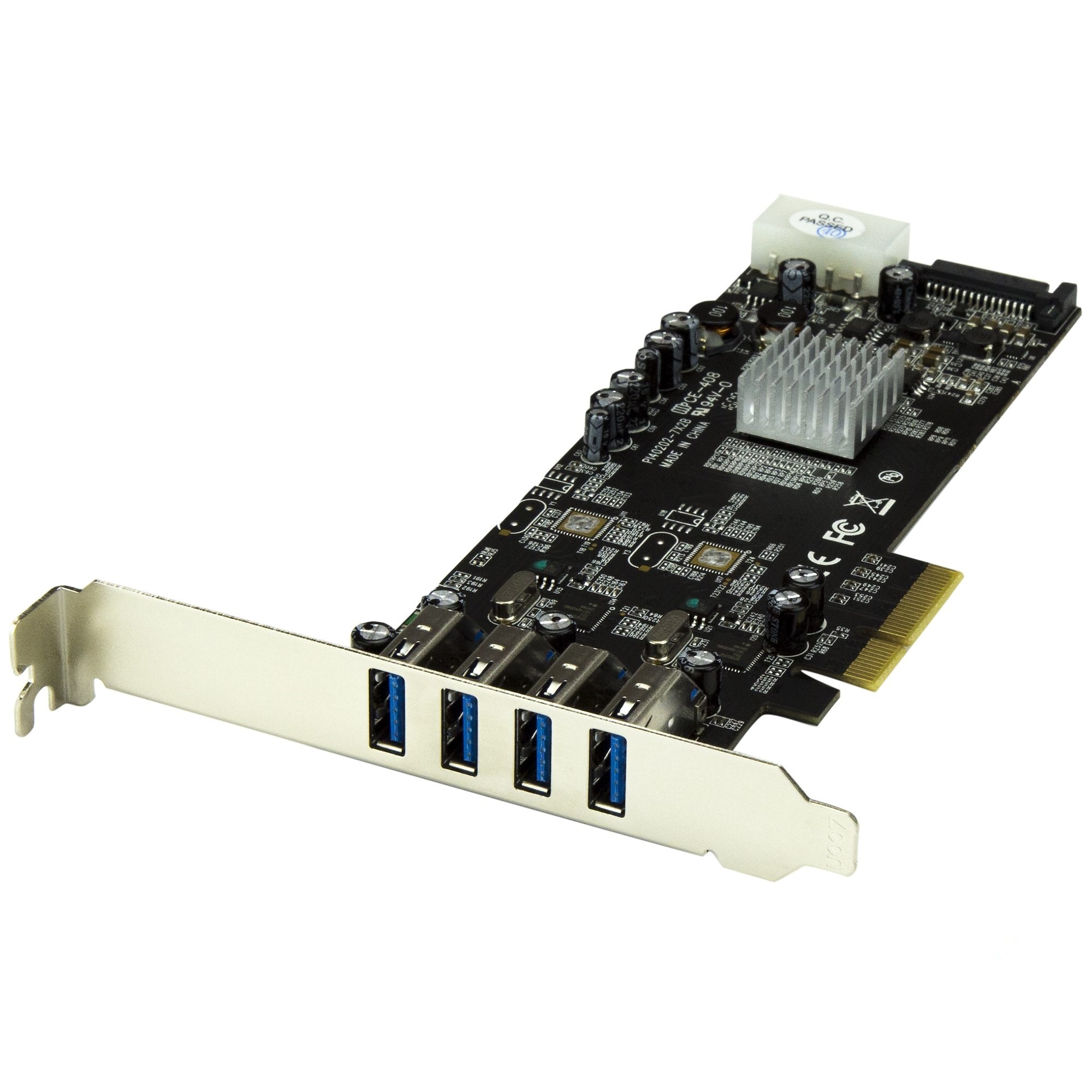 StarTech 4 Port Dual Bus PCIe USB 3 Card w/ UASP