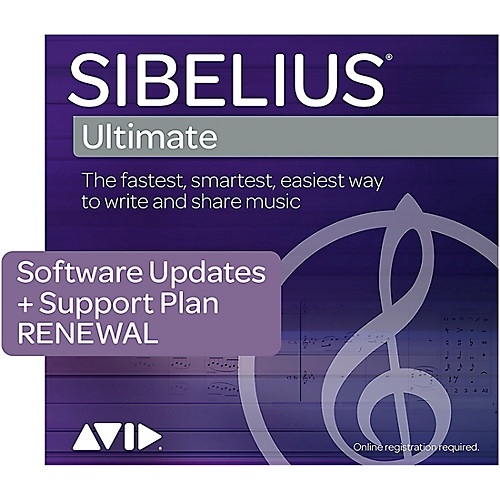Avid Sibelius Ultimate 1 Year Software Updates And Support Plan (Renewal)