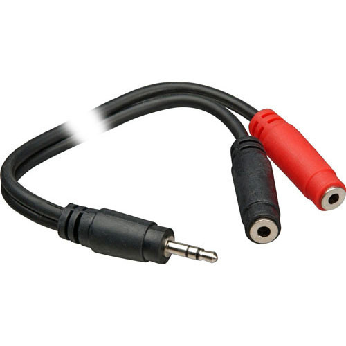 Hosa YMM-261 Insert Splitter Cable - 0.5'