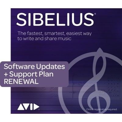 Avid Sibelius 1 Year Perpetual License Software Updates And Support (Renewal)