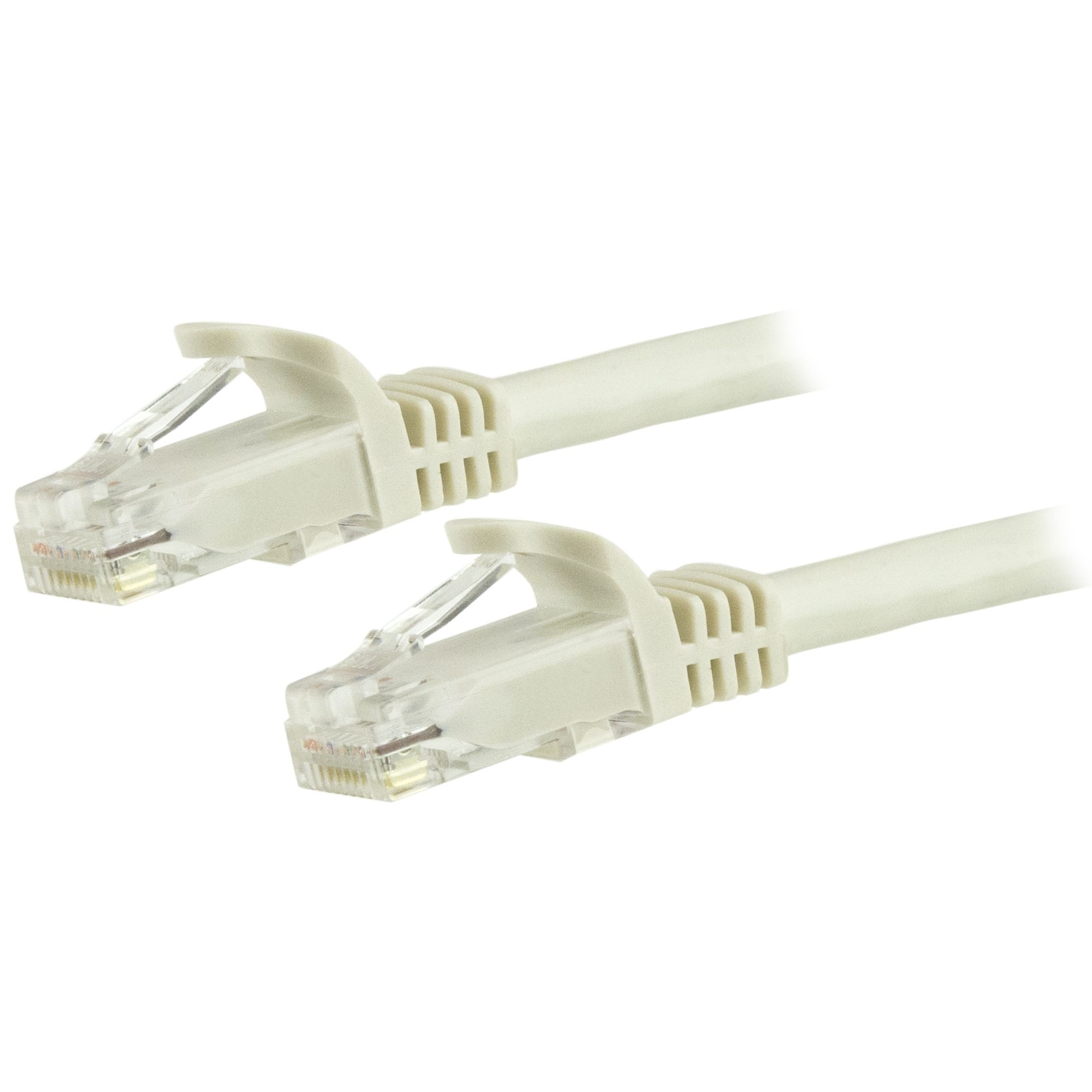 StarTech Snagless UTP Cat6 Patch Cable (White, 3m)