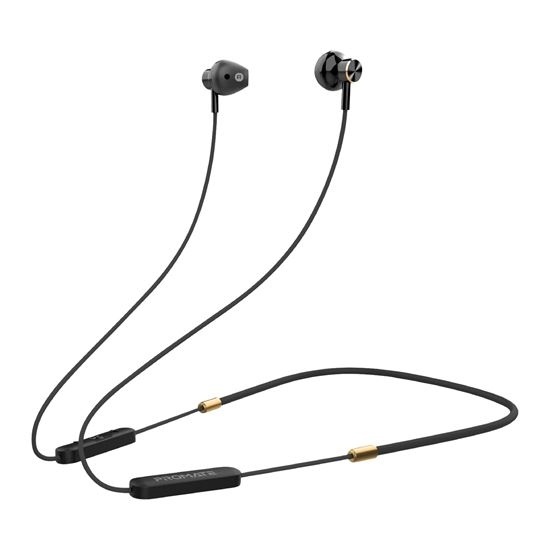 PROMATE Dynamic-X5 IPX5 Water-Resistant Sporty Wireless Headphones (Black)