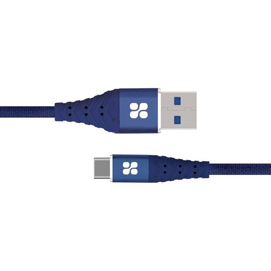 PROMATE NerveLink-C 1.2m High Speed Data Sync and Charge USB-C Cable (Blue)