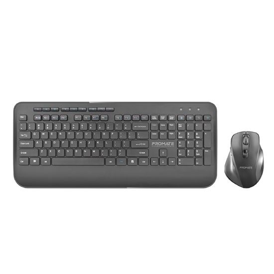 PROMATE ProCombo-8 Ergonomic Full-Size Wireless Keyboard & Mouse Combo