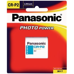 Panasonic CR-P2 Photo Lithium Battery