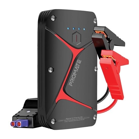 PROMATE SparkTank-16 1200A/12V Heavy Duty Car Battery Booster with 16000mAh PowerBank
