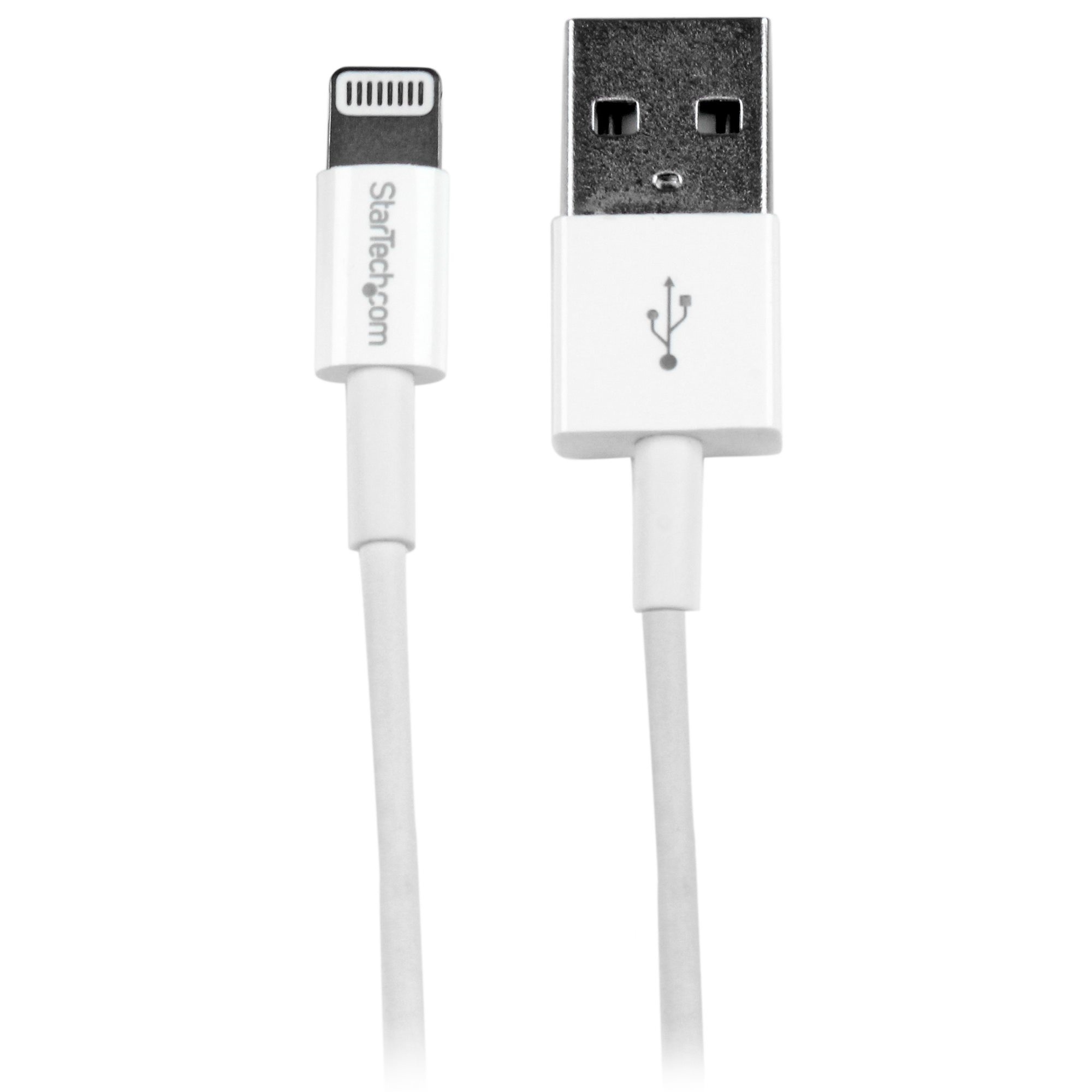 StarTech Slim Lightning to USB Cable (White, 1m)