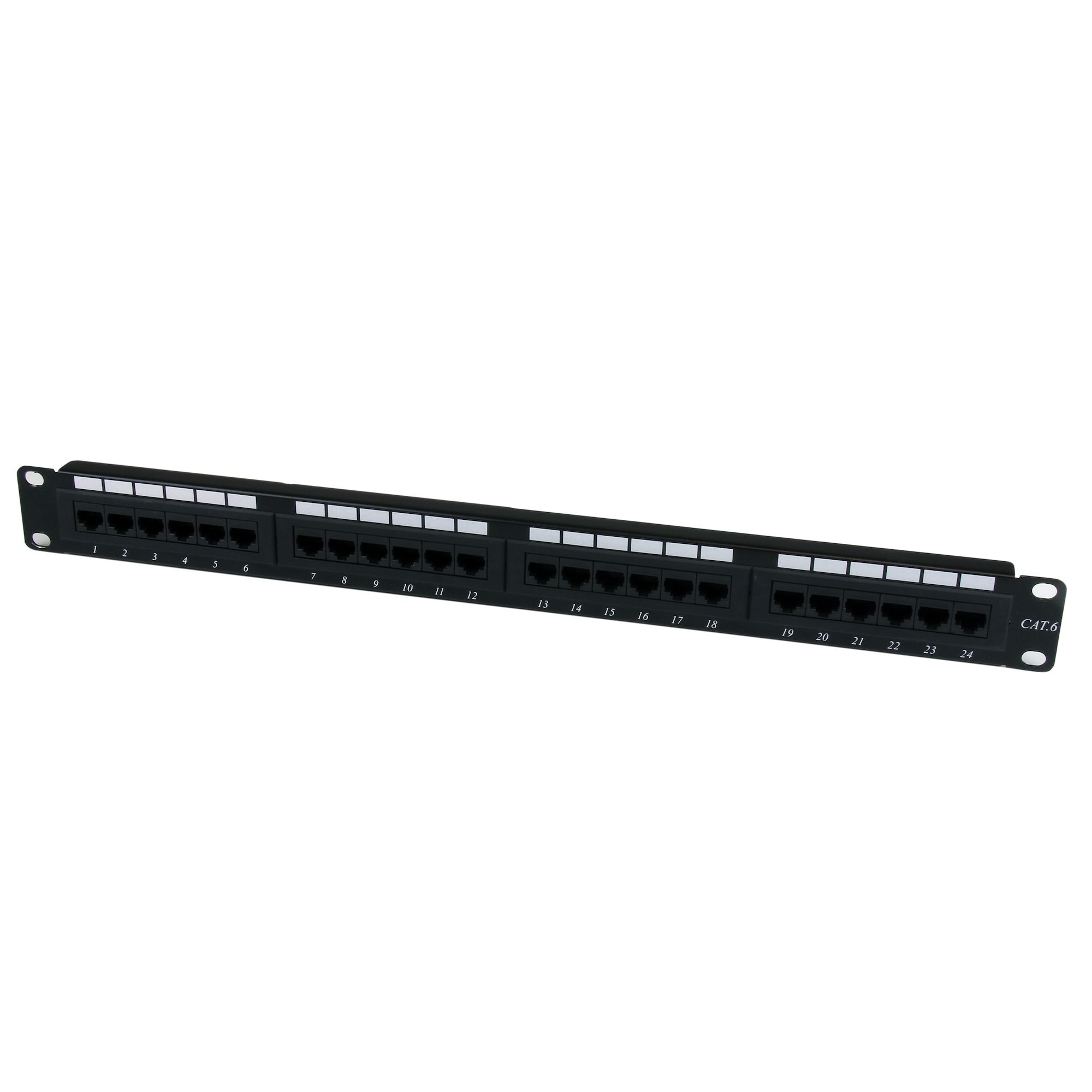 StarTech 24 Port 1U Rackmount Cat6 Patch Panel