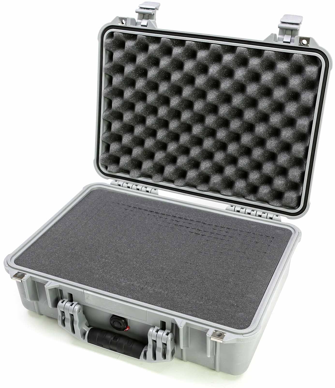Pelican 1500 Case (Silver, With Foam)
