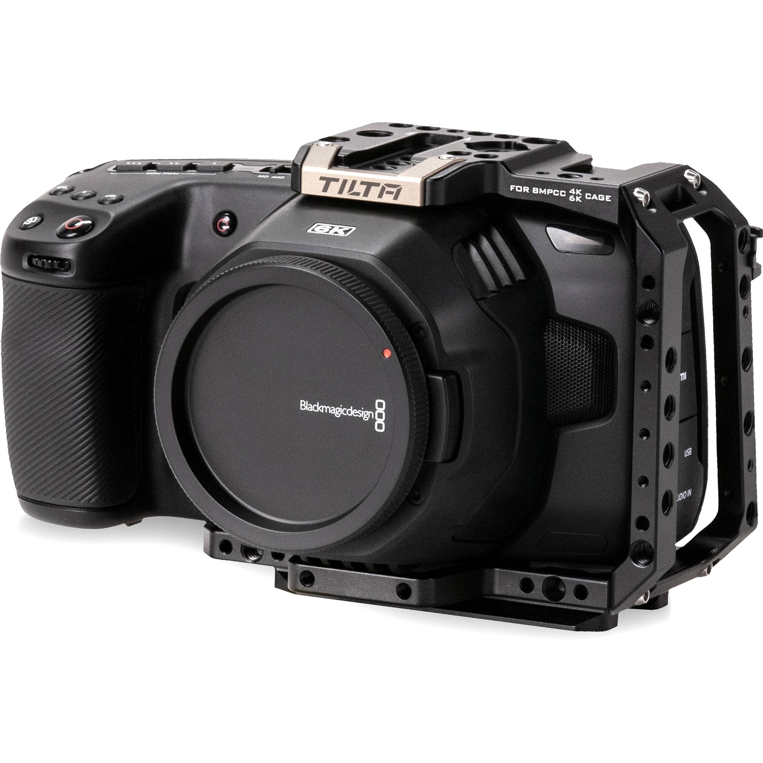 Tilta Half Camera Cage for Blackmagic Design Pocket Cinema Camera 4K/6K (Black)