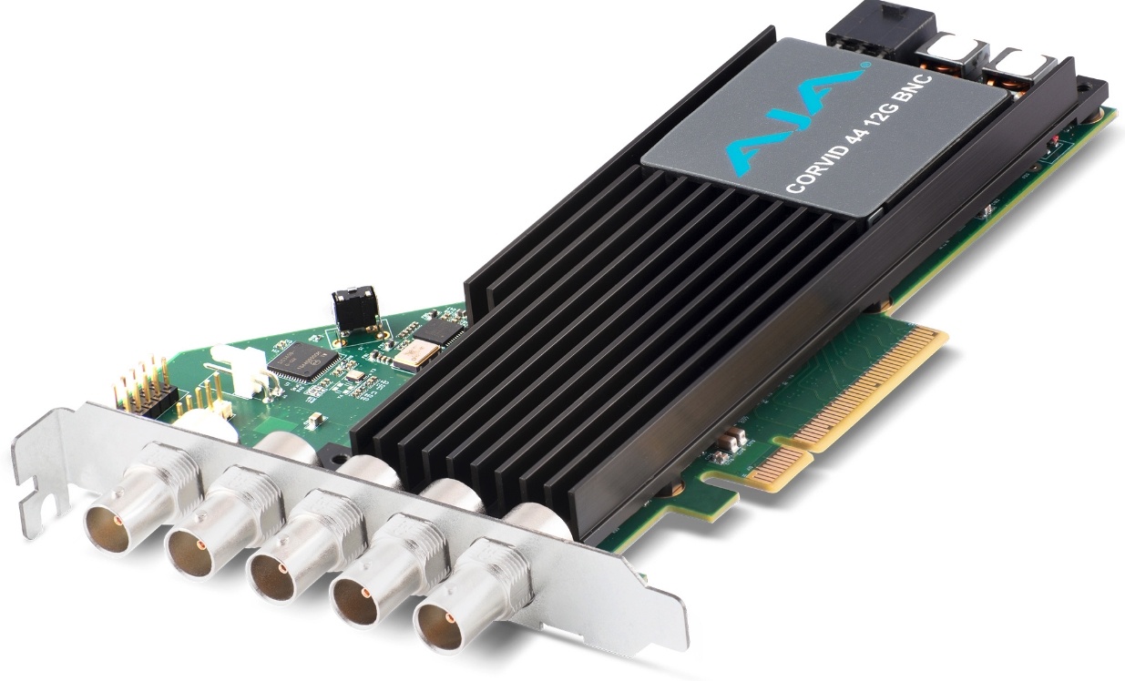 AJA Corvid CRV44-12G-R0-21 8-Lane 12G-SDI PCIe 3.0 x 4 Ch I/O Card