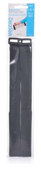VELCRO Adjustable Multi-Purpose Straps (25 x 900 mm, 2 Pack)