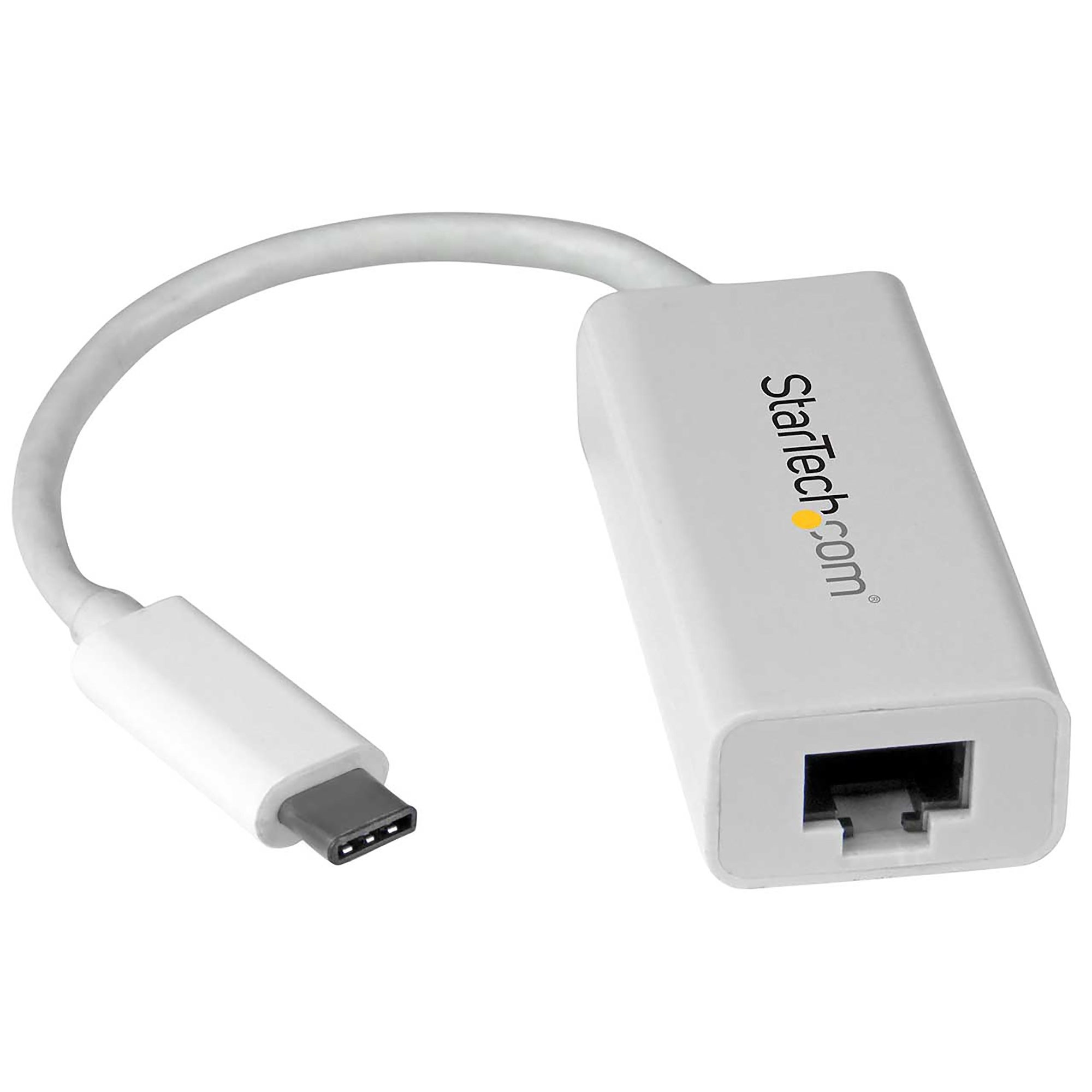 StarTech USB-C to Gigabit Network Adapter (White)