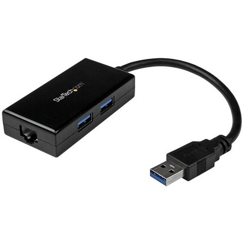 StarTech USB 3.0 to Gigabit Network Adapter with Two-Port USB Hub