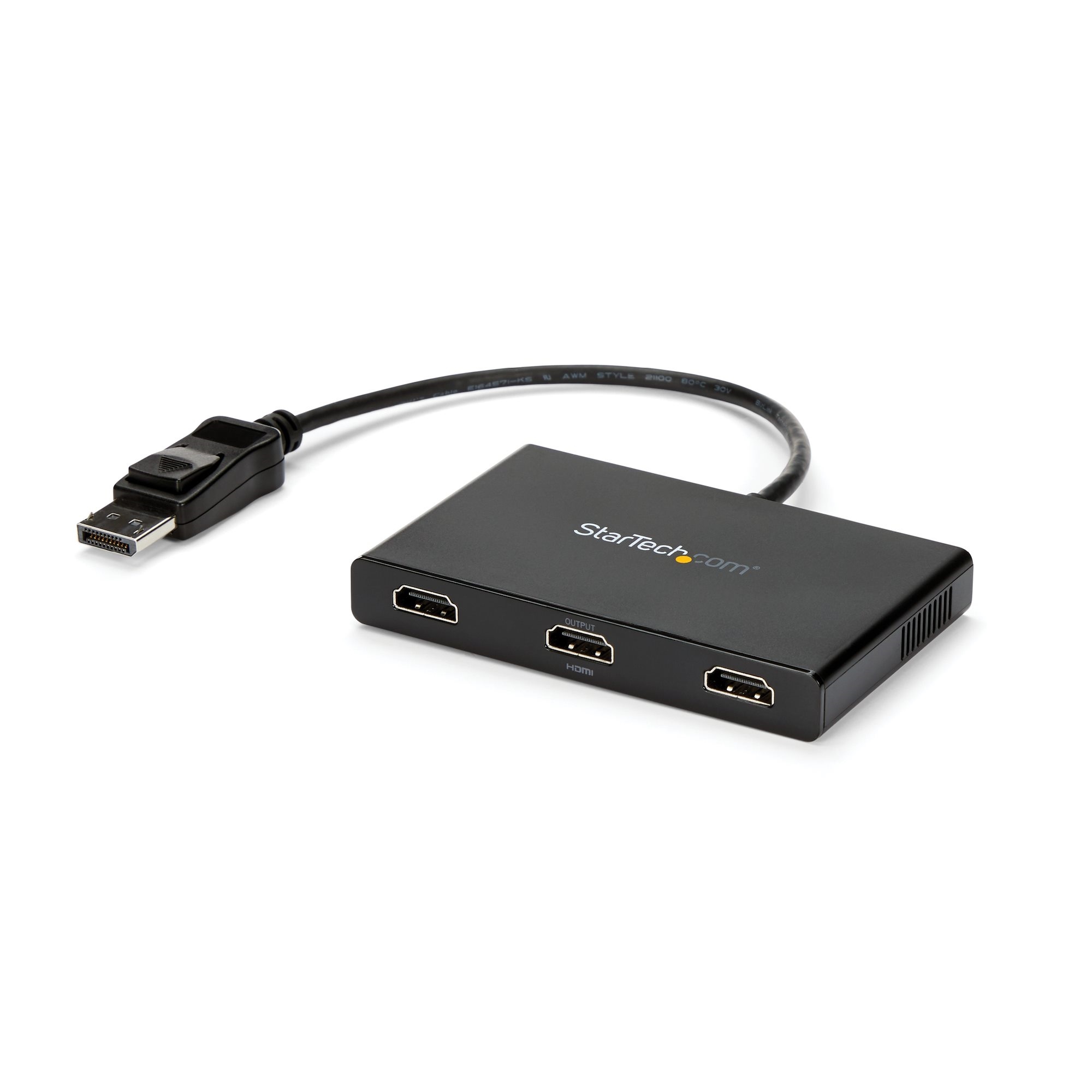 StarTech DisplayPort to HDMI Multi-Monitor Splitter - 3-Port MST Hub