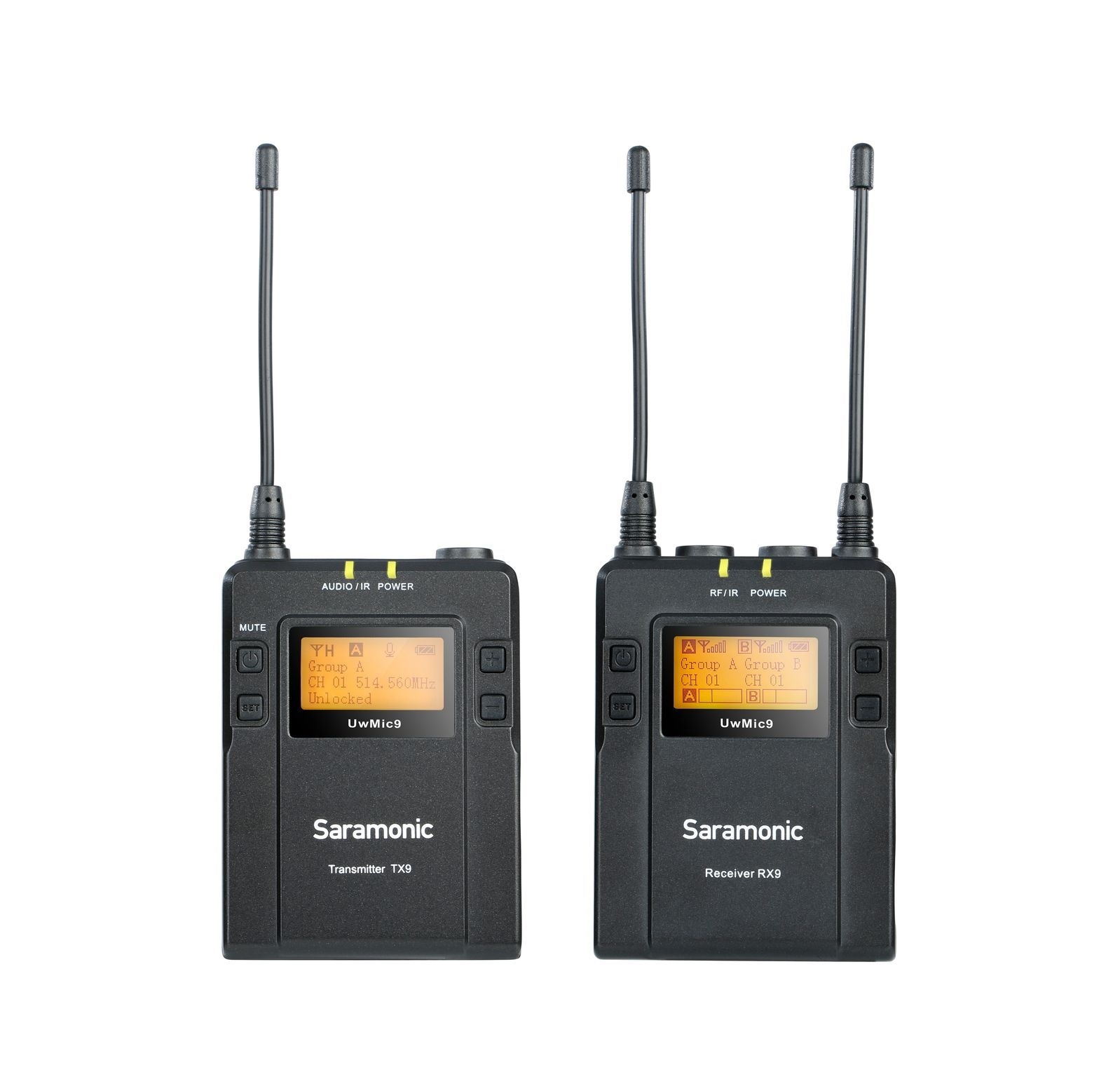 Saramonic UWMIC9 Digital UHF Wireless Lavalier 1x Transmitter and 1x Receiver Mic System