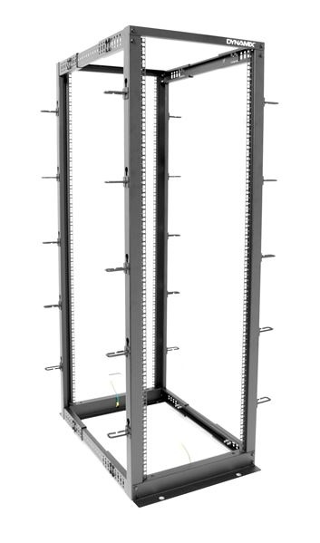 DYNAMIX 42RU 4 Post Depth Adjustable Open Frame Rack