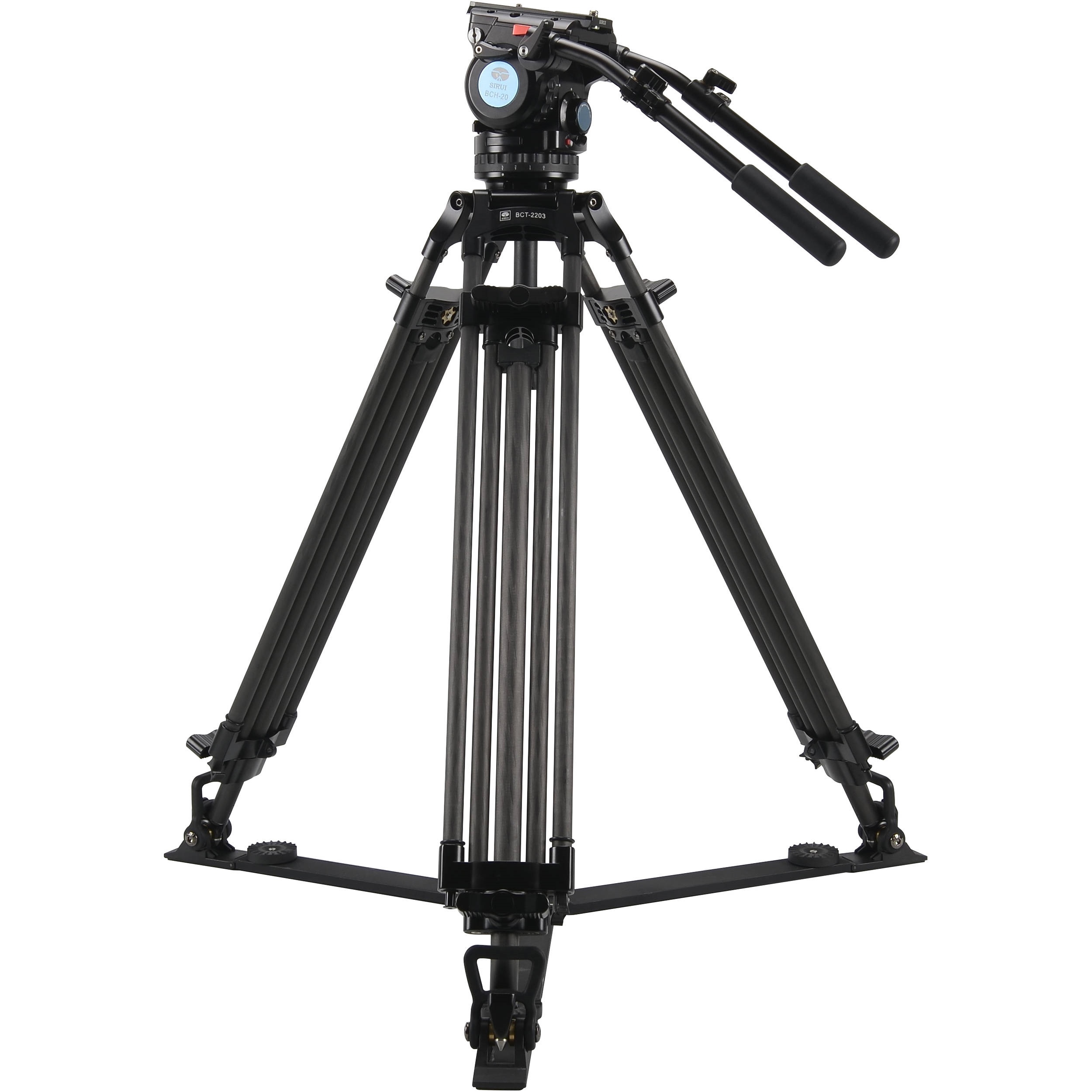 Sirui BCT-2203 Carbon Fibre Tripod & BCH-20 Video Head Bundle