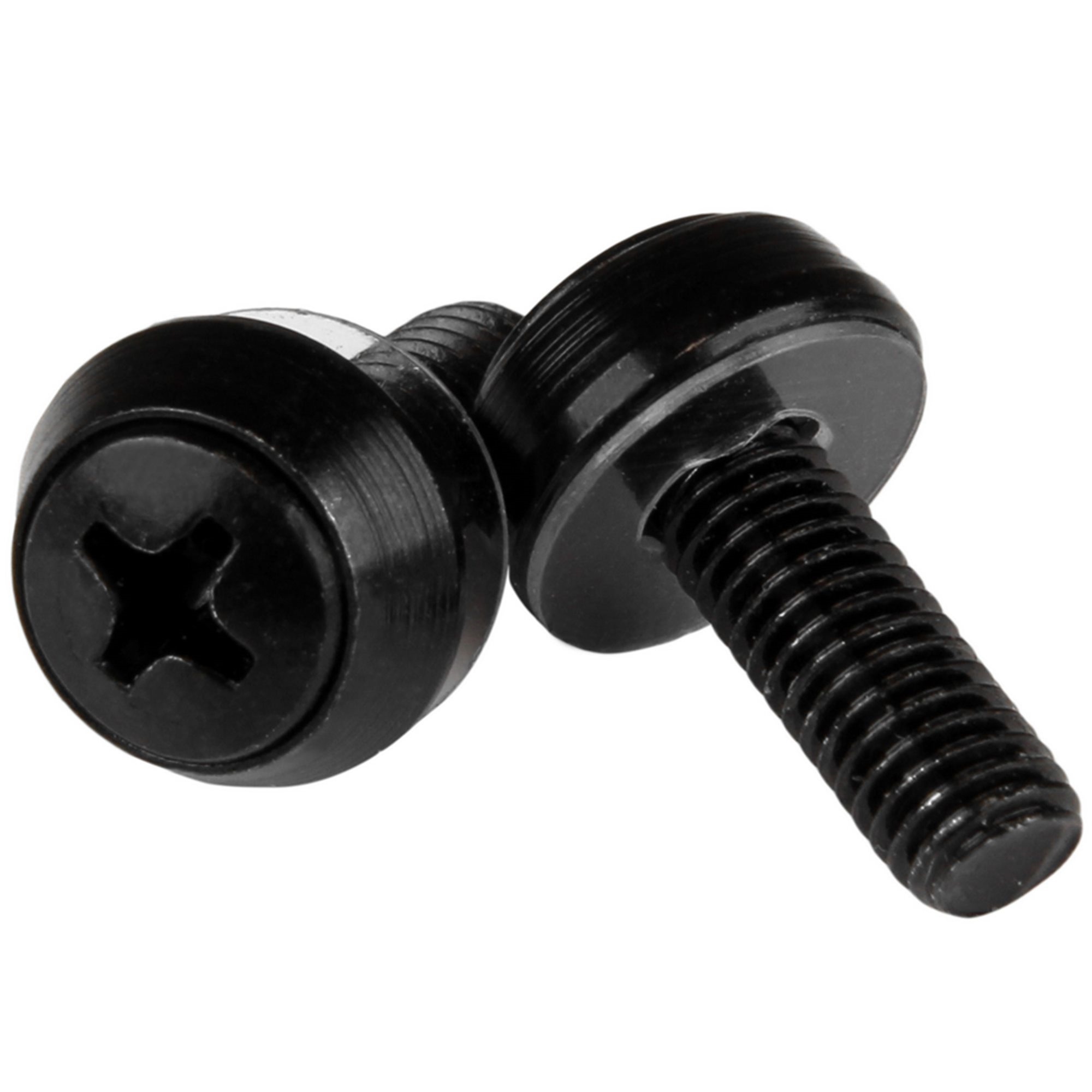 StarTech M6 Mounting Screws (50 Pack, Black)