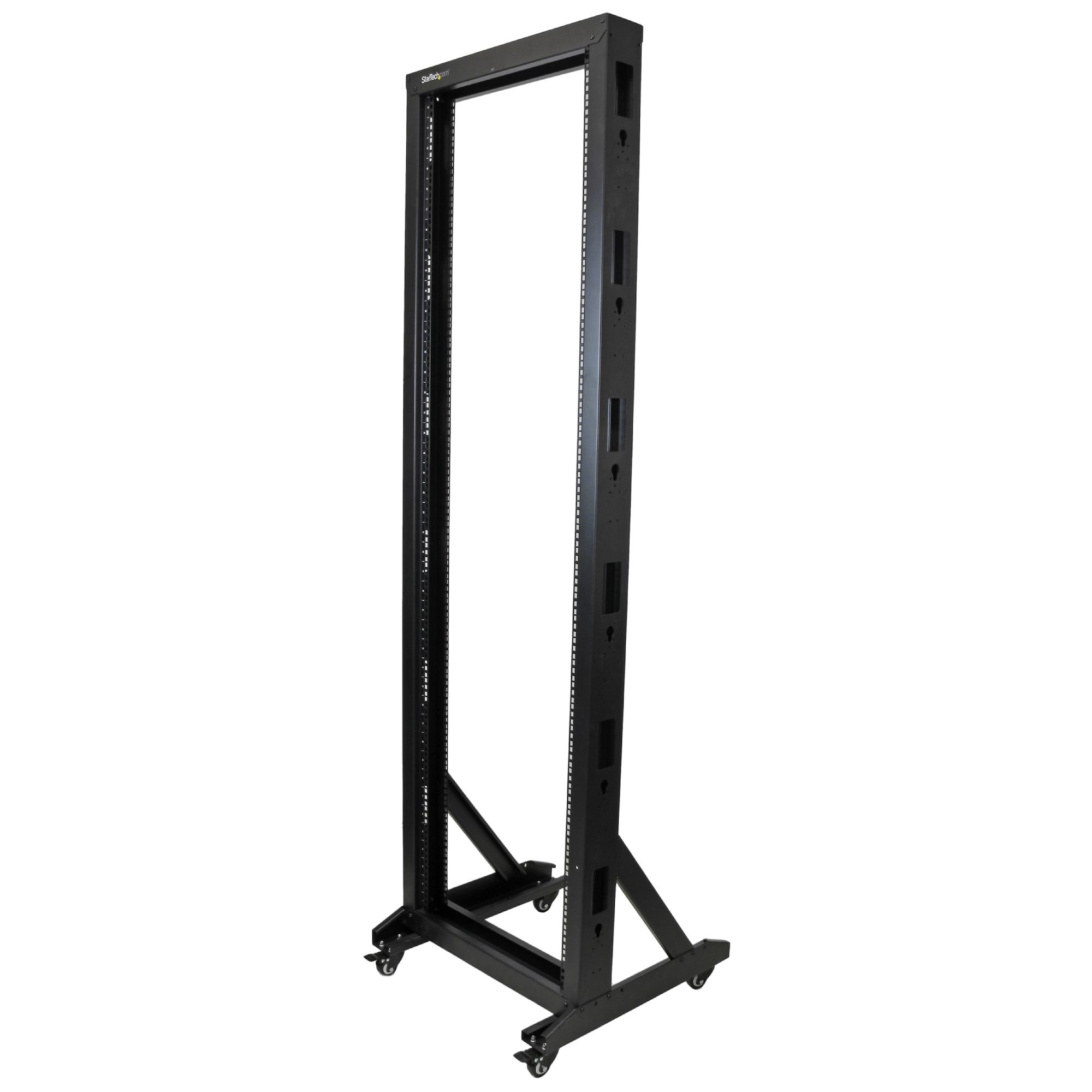StarTech 2-Post Server Rack with Casters - 42U