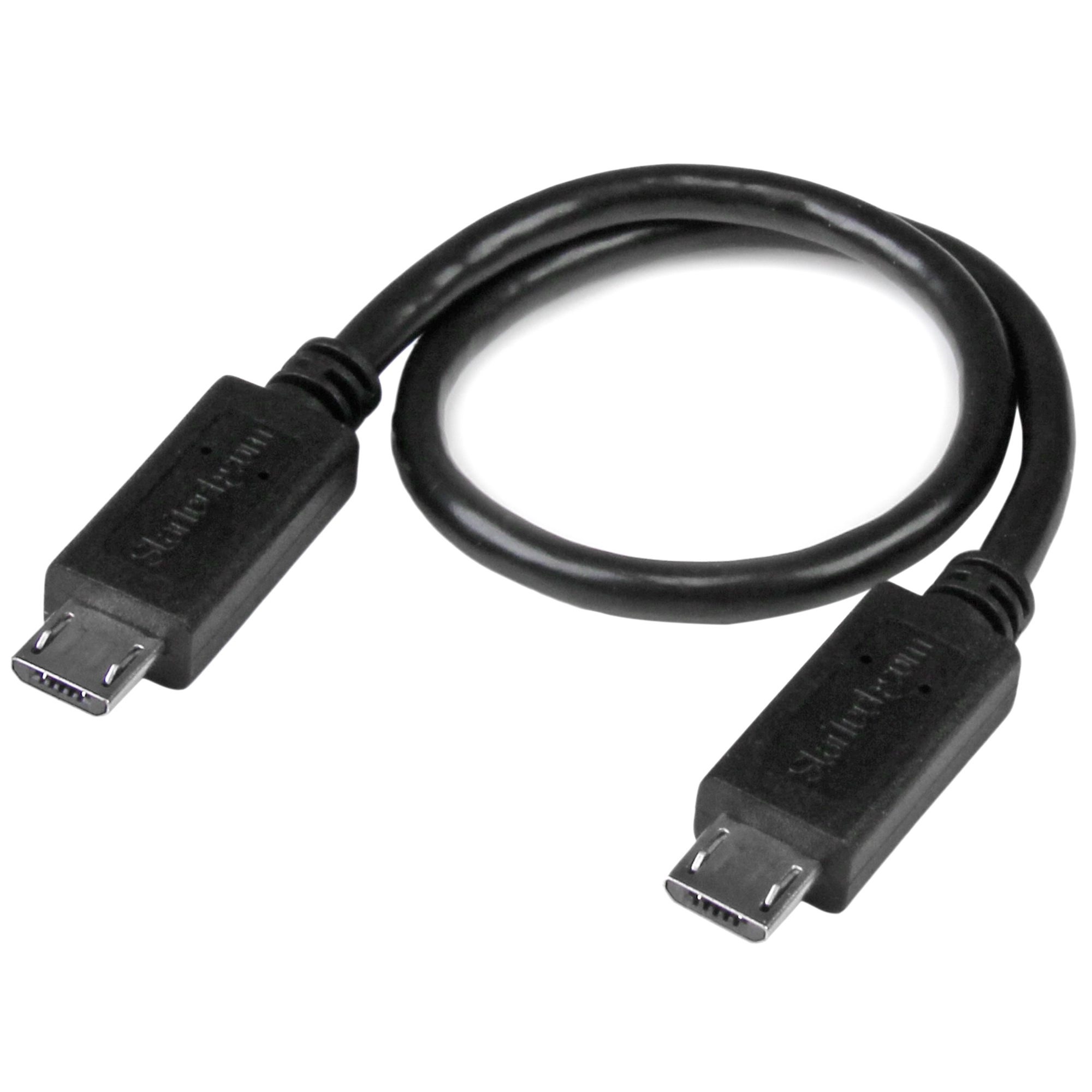 StarTech Micro USB to Micro USB OTG Cable M/M (20cm)