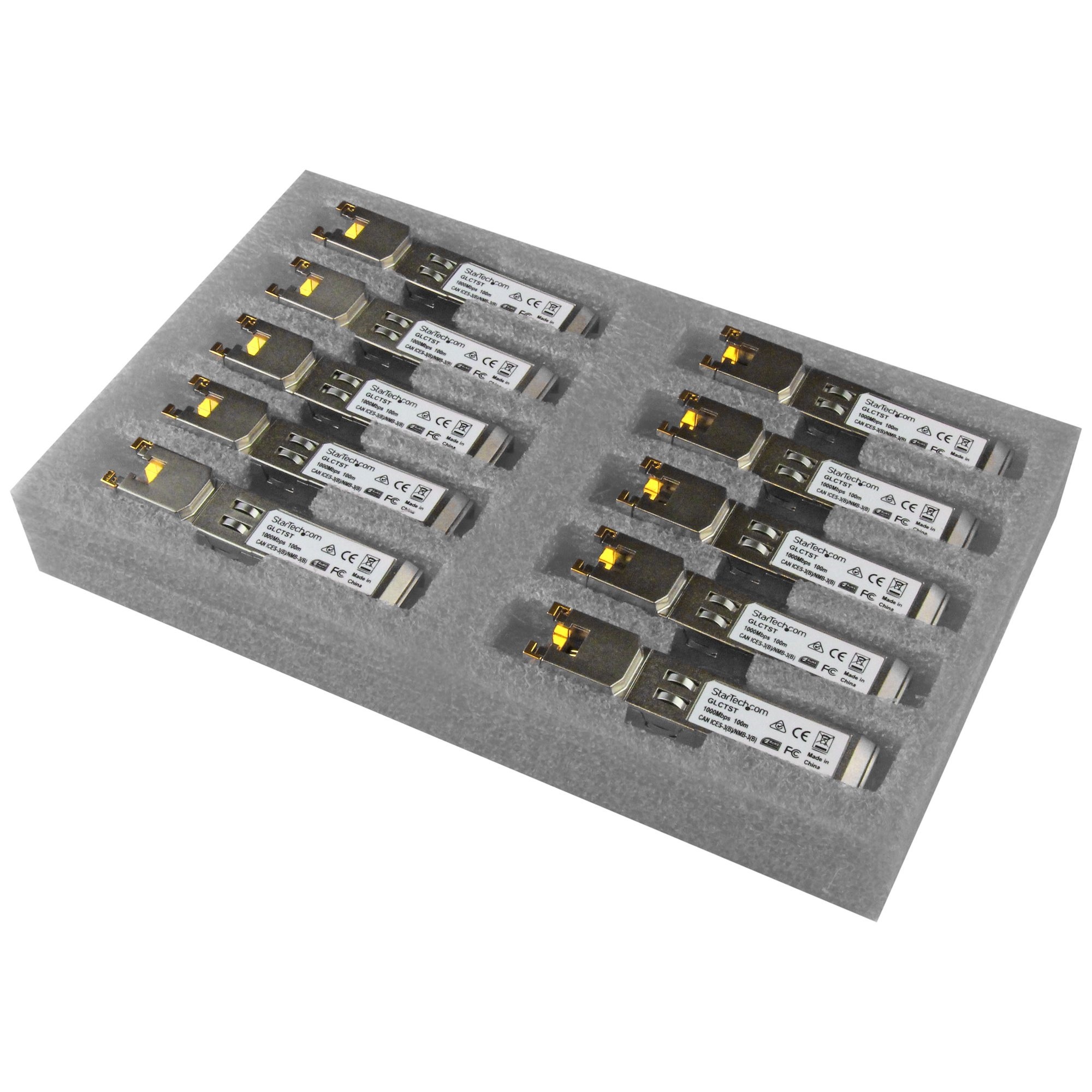 StarTech Cisco GLC-T Compatible SFP Module (10 Pack)
