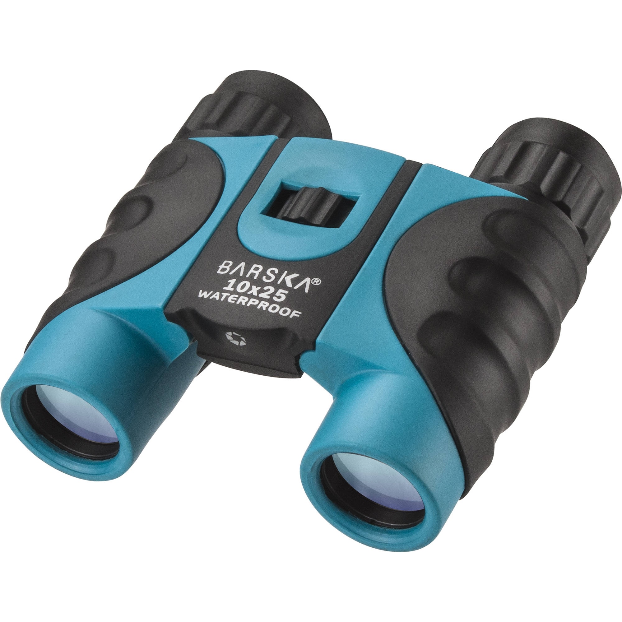 Barska 10x25 Colorado Waterproof Binoculars (Blue, Clamshell Packaging)