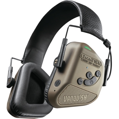 Bushnell Vanquish Pro Elite Electronic Hearing Protection Bluetooth Headphones (Burnt Bronze)
